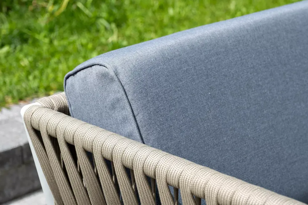 "Касабланка" лаунж-зона плетеная из роупа 4-местная, цвет серый