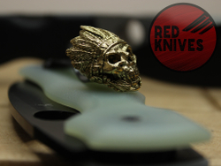 Бусина темлячная "Шаман", латунь