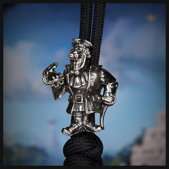 Темлячная бусина "Доктор " для ножей , мельхиор