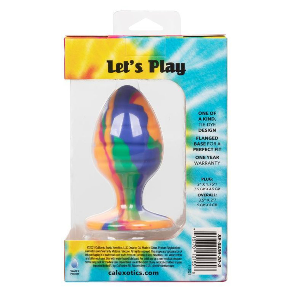 Рельефная пробка L CHEEKY LRG SWIRL TIE-DYE PLUG