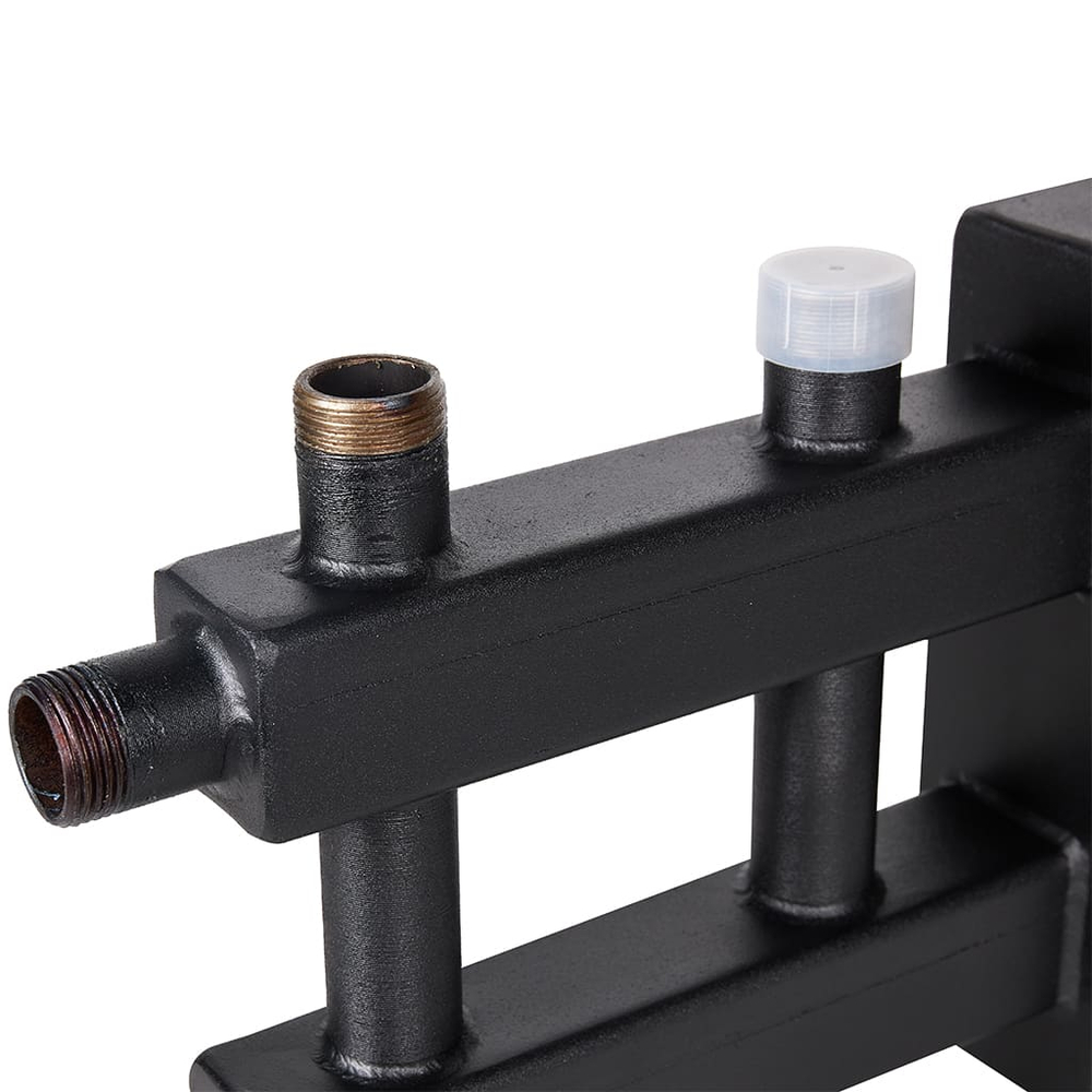 Коллектор с гидравлической стрелкой ROMMER - 1"1/4 НР на 1+1+1 контур 1" НР (до 60 кВт)