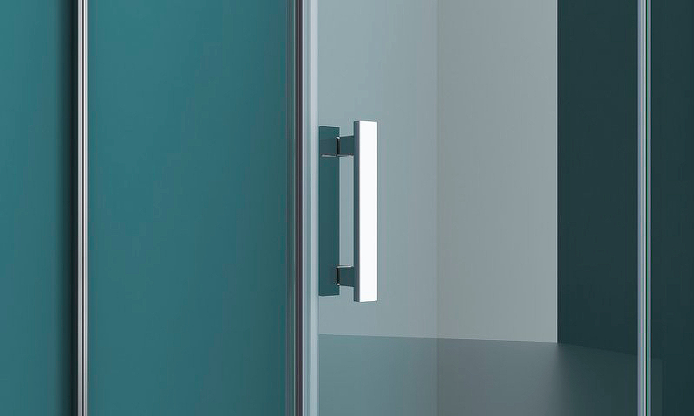 Душевой уголок BelBagno Kraft 100х80 KRAFT-AH-12-100/80-C-Cr-R профиль Хром стекло прозрачное