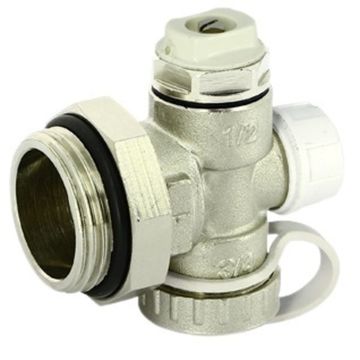 Концевик Uni-Fitt 1" для коллекторных групп с ручным воздуxоотводчиком 460M4000