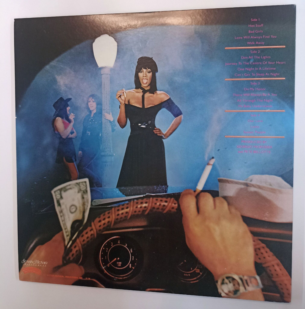 Винтажная виниловая пластинка LP Donna Summer Bad Girls (Japan 1979) (Obi)