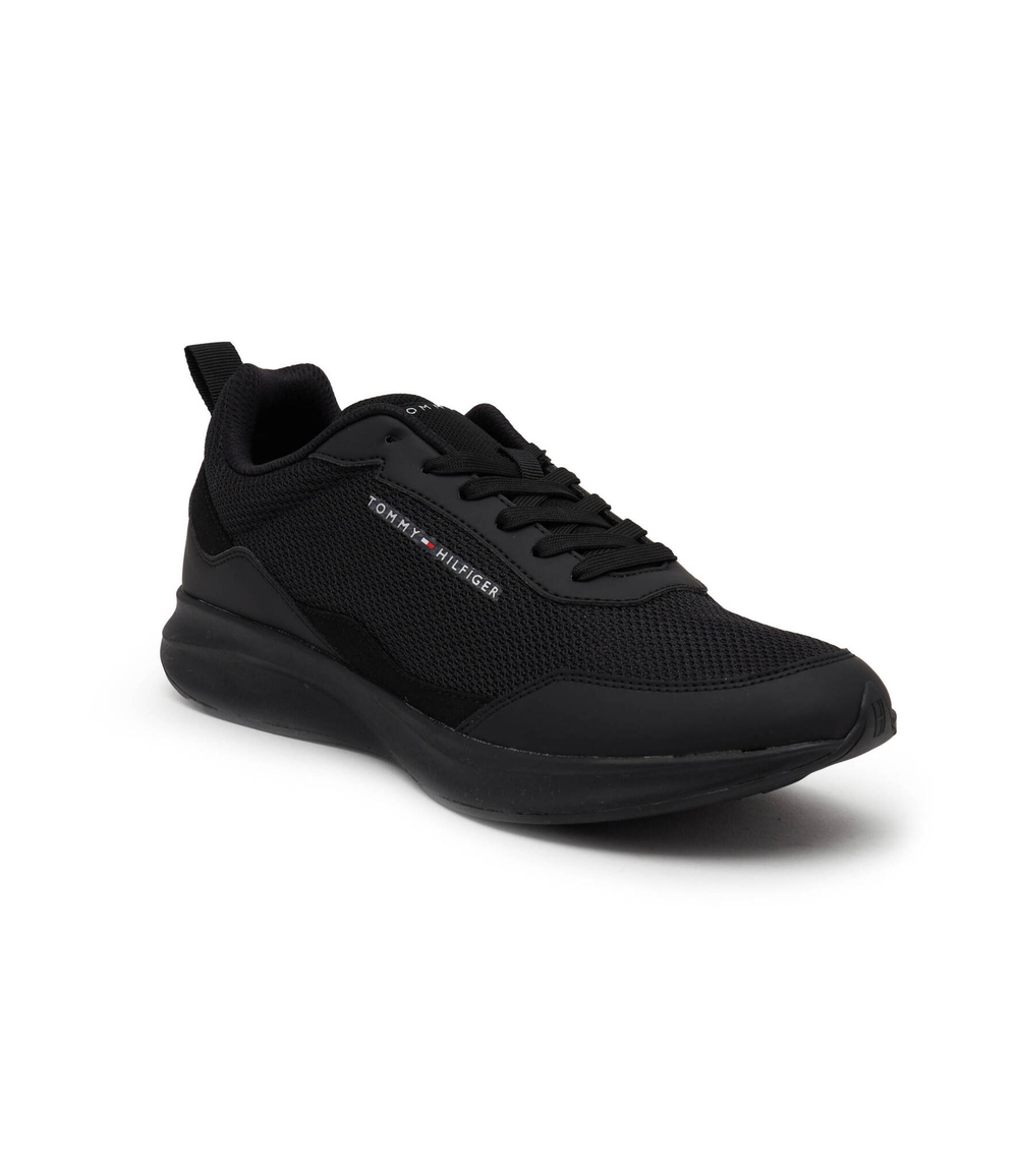 Кроссовки LIGHTWEIGHT PREMIUM KNIT STRIPES Tommy Hilfiger - черный(FM0FM04836)