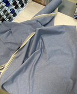 Ткань 100% хлопок джинсовая облегченная (Италия) ш-150см 1м