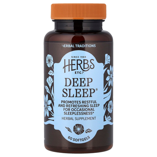 Herbs Etc., Deep Sleep®, 60 капсул (400 мг в каждой)