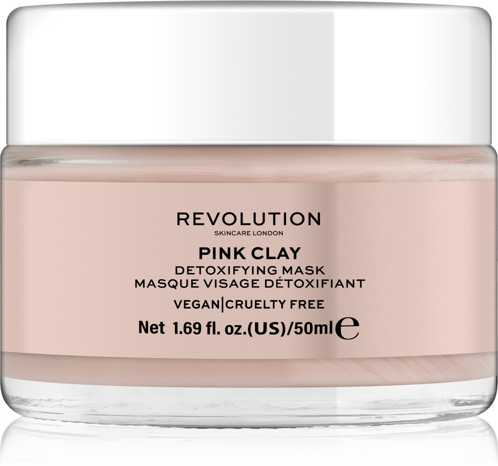 Revolution Skincare Pink Clay - детоксицирующая маска для лица /   50  ml  / GTIN 5057566118569