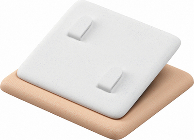 Подставка для 2 колец/наклонная/2 вертикальных язычка/поролон/основание