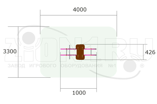 Качалка на пружине «Пони У1»