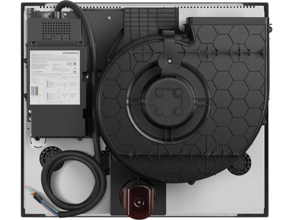 Варочная панель MAUNFELD MIHC604SF2BK индукционная с вытяжкой