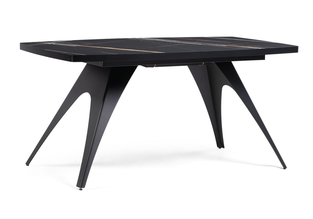 Деревянный стол Лардж 160(205)х90х76 sahara noir / черный