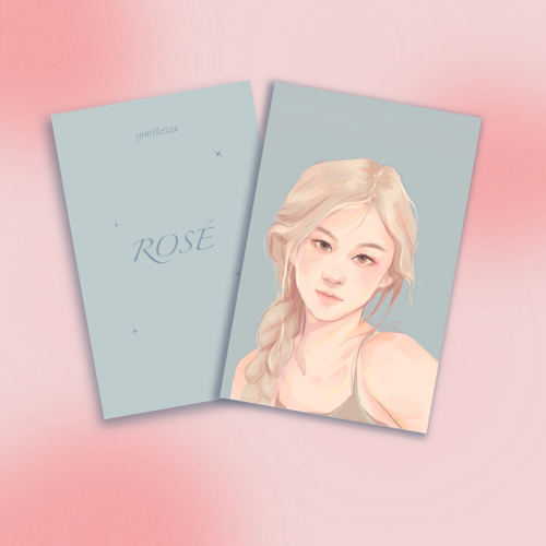 Арт карта / yourtarae / BLACKPINK / Розе