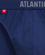 Мужские трусы слипы спорт Atlantic, набор 5 шт., хлопок, каберне + серый меланж + изумрудные + черные + темно-голубые, 5SMP-004
