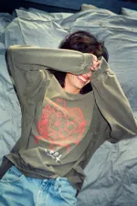 Лонгслив Creepy Clothing Принуждение хаки