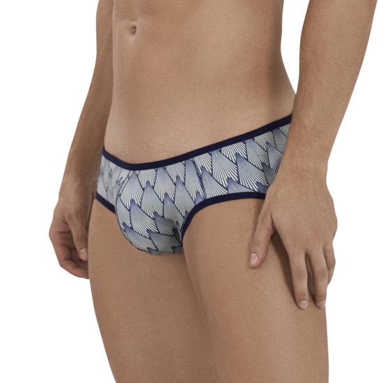 Мужские трусы джоки желтые с темно-синим принтом Clever SUBLIME JOCKSTRAP 114403