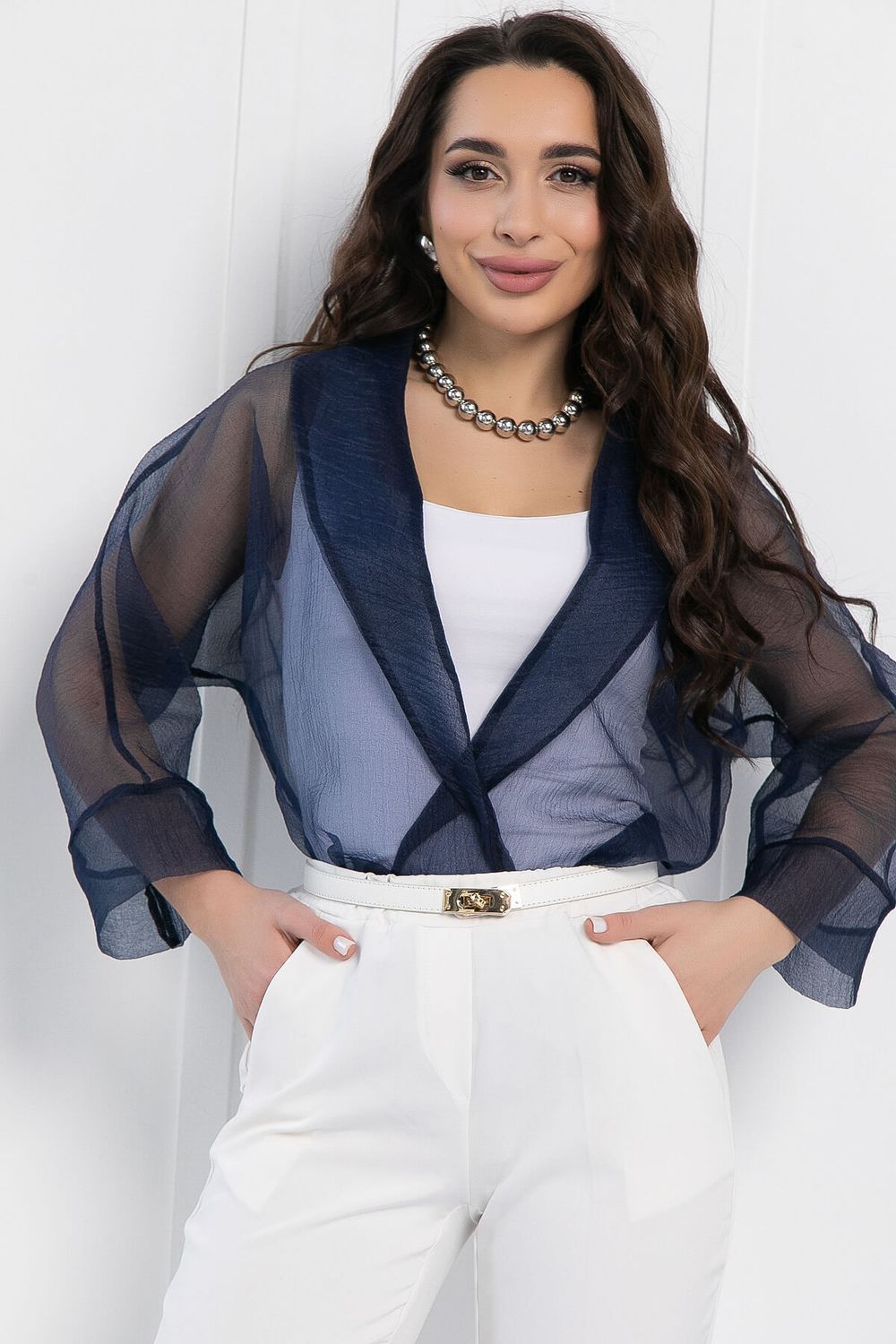 Жакет Случайная встреча (синий) Б13003-7М LT Collection