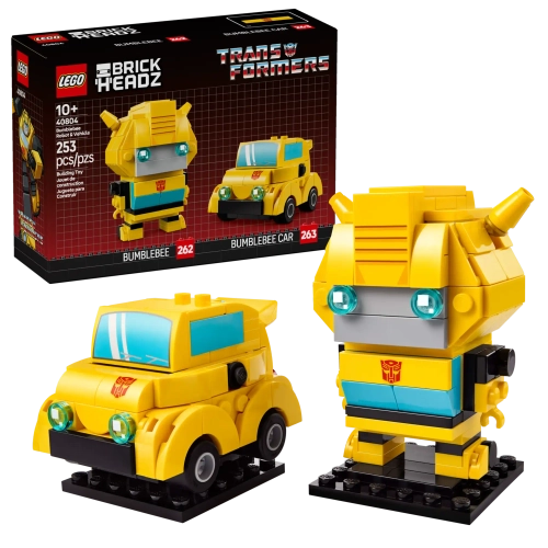 Конструктор LEGO BrickHeadz 40804 Робот и транспортное средство Бамблби