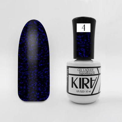 КИРА Гель-лак   NIGHT  №004 10 мл.