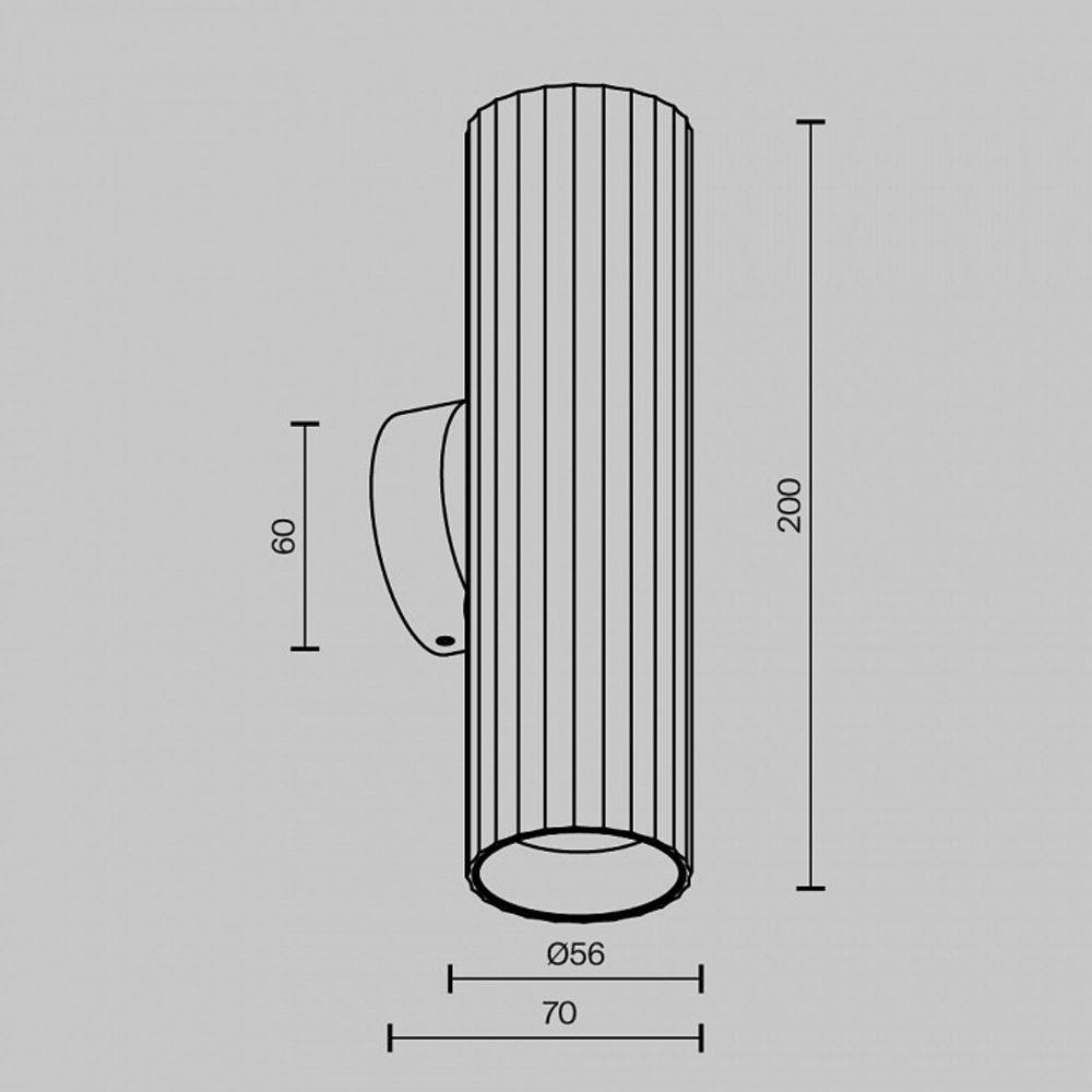 Бра Maytoni Calipso C106WL-02-GU10-BS