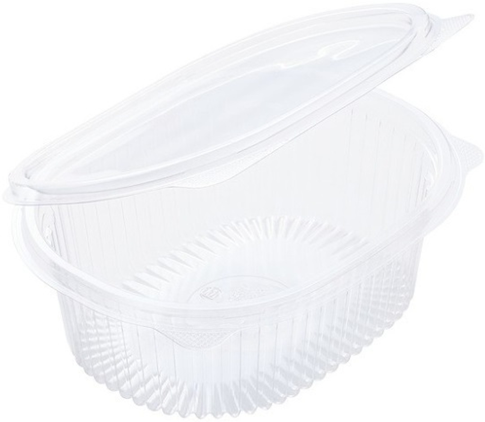 Пластиковый контейнер У-Ю КС Кр-500 ПЭТ с крышкой 50 штук