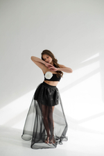 Юбка из органзы