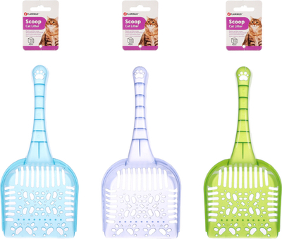 Совок для кошачьего туалета HANKY,синий/зеленый/пурпурный 13 x 28 x 5,5 см, Flamingo