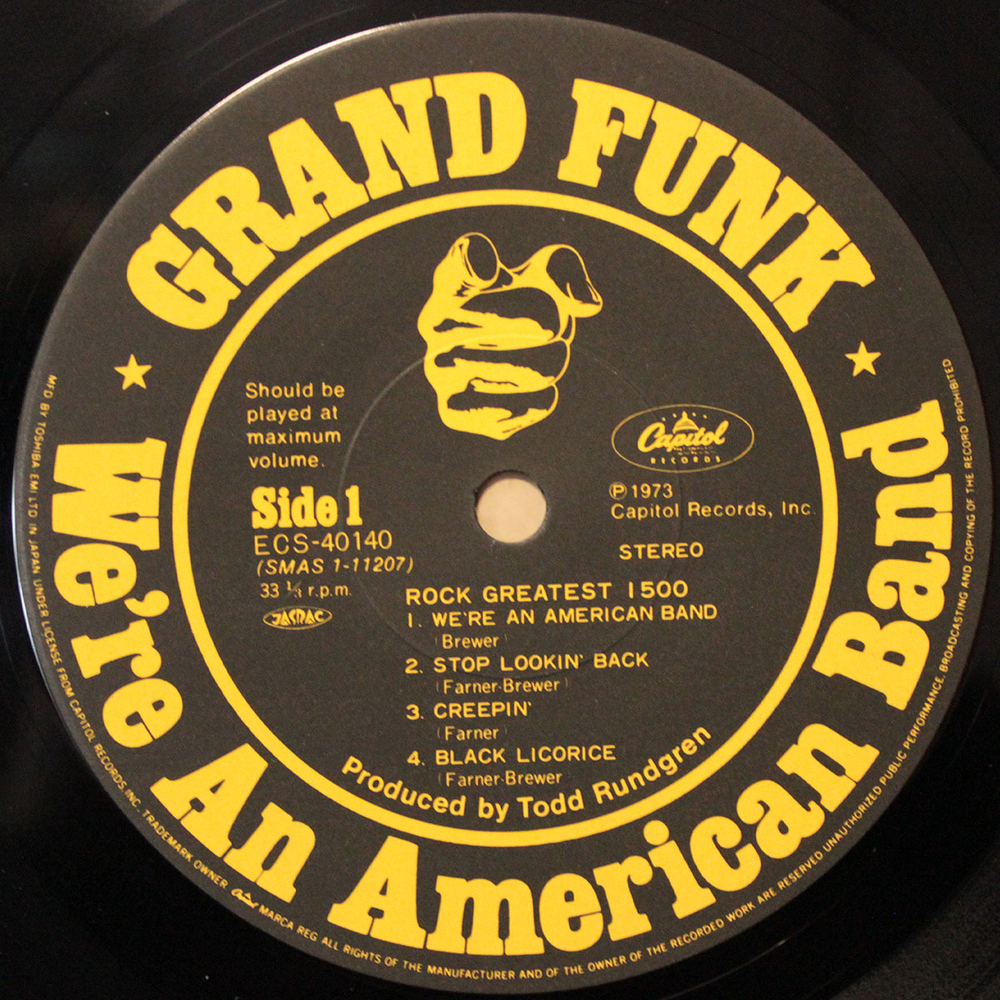 Grand Funk Railroad / We're An American Band (LP)