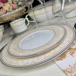 Lenardi 145-359 Набор из 6 тарелок 16,5см ДЖУЛЬЕТТА в под.уп.(х20)Костяной фарфор