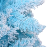 Ёлка «Звон вьюги» 180 см, ПВХ (786 веток), белый иней, Голубой