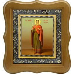 Виталий Римлянин мученик. Икона на холсте.