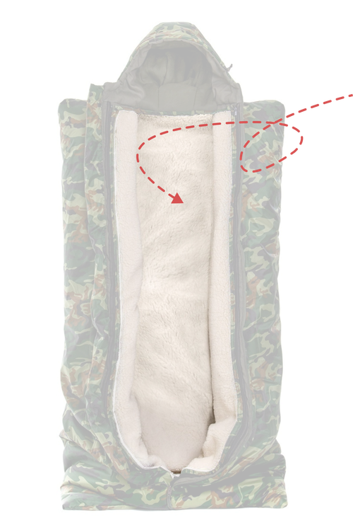 Меховая подкладка- вкладыш к спальному мешку ПРОФЕССИОНАЛ 2