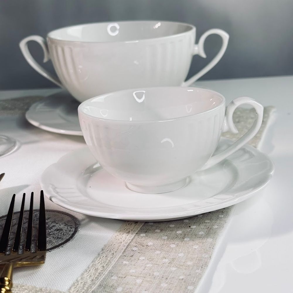 Lenardi 118-160 Чайный набор 12пр. 210мл RESTO в под.уп.(х6)Фарфор