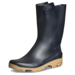 DECATHLON 100 Collection, Simple, Lightweight Thermal Waterproof Abrasion Resistant Rain Boots Men"s Black
