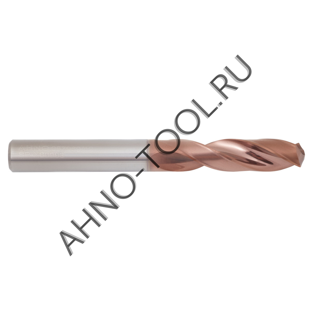Сверло  8.0мм  твердосплавное 3D без подвода СОЖ. SP-X800030800 VHM AHNO по стали, чугуну, нерж. и ж