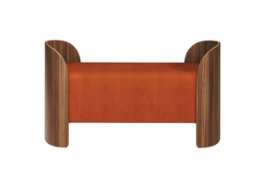 Банкетка Lagom 2 120 см (терракотовый, орех)