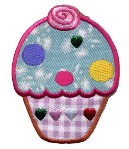 Термоаппликация HKM "Маффин", 6,7 х 4 см,  1 шт