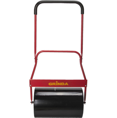GRINDA 40 л, размеры 320 х 580 мм, стальной барабан, нескользящая рукоятка, каток для газона (422117)
