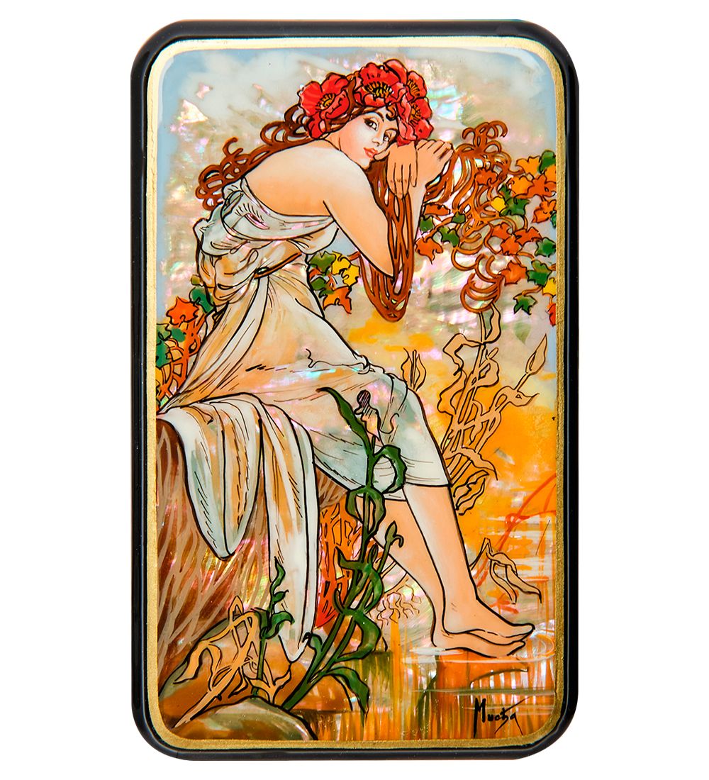 Народные промыслы ШК-55/183-C Шкатулка «Лето» исп. Маркова