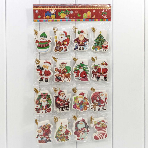 Открытка 7.2 х 9 см Набор 128 шт "Новогодняя"