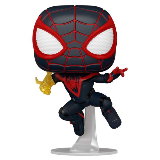Фигурка Funko POP! Bobble Marvel Games Miles Morales Miles Classic Suit (765) 50150 / Фигурка Фанко ПОП! по мотивам компьютерной игры "Человек-паук", Человек-паук