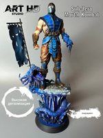 SubZero Mortal Kombat Сабзиро фигурка (окрашена)