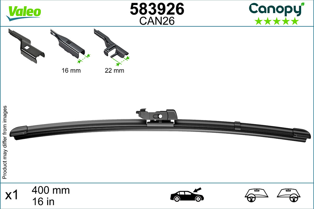 VALEO - 583926-VAL - Wiper Blade