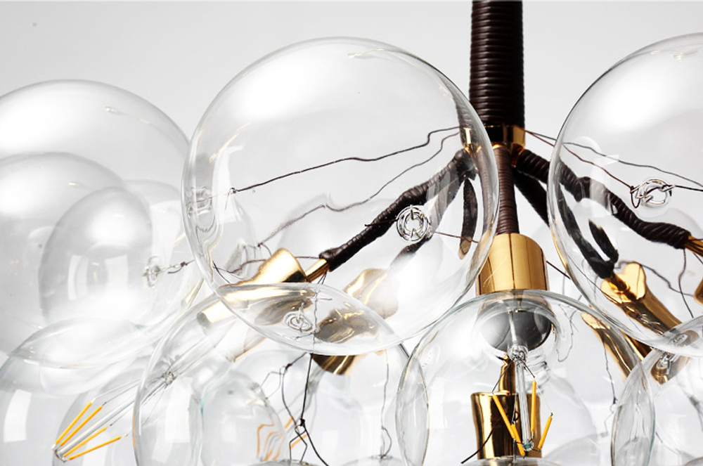 Chandelier   Original Bubble by Pelle (Black)