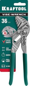 KRAFTOOL Vise-Wrench, 180 мм, клещи переставные-гаечный ключ (22063)
