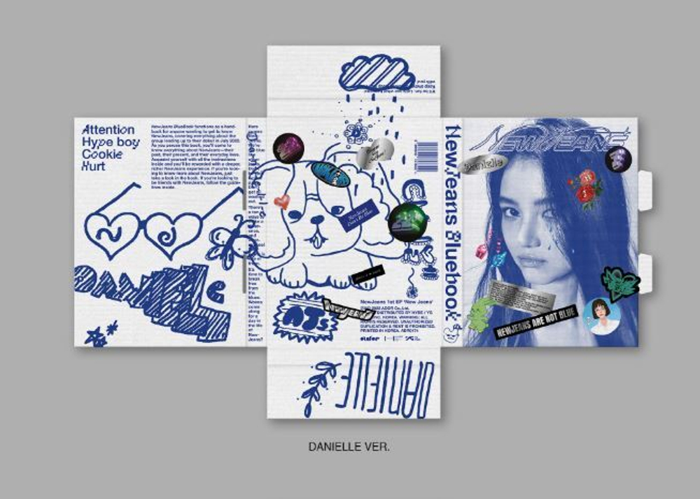 Альбом New Jeans - 1ST EP NEW JEANS BLUEBOOK VER.