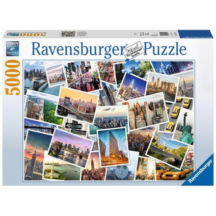 Ravensburger - Пазл Нью-Йорк никогда не спит 5000 деталей. 174331