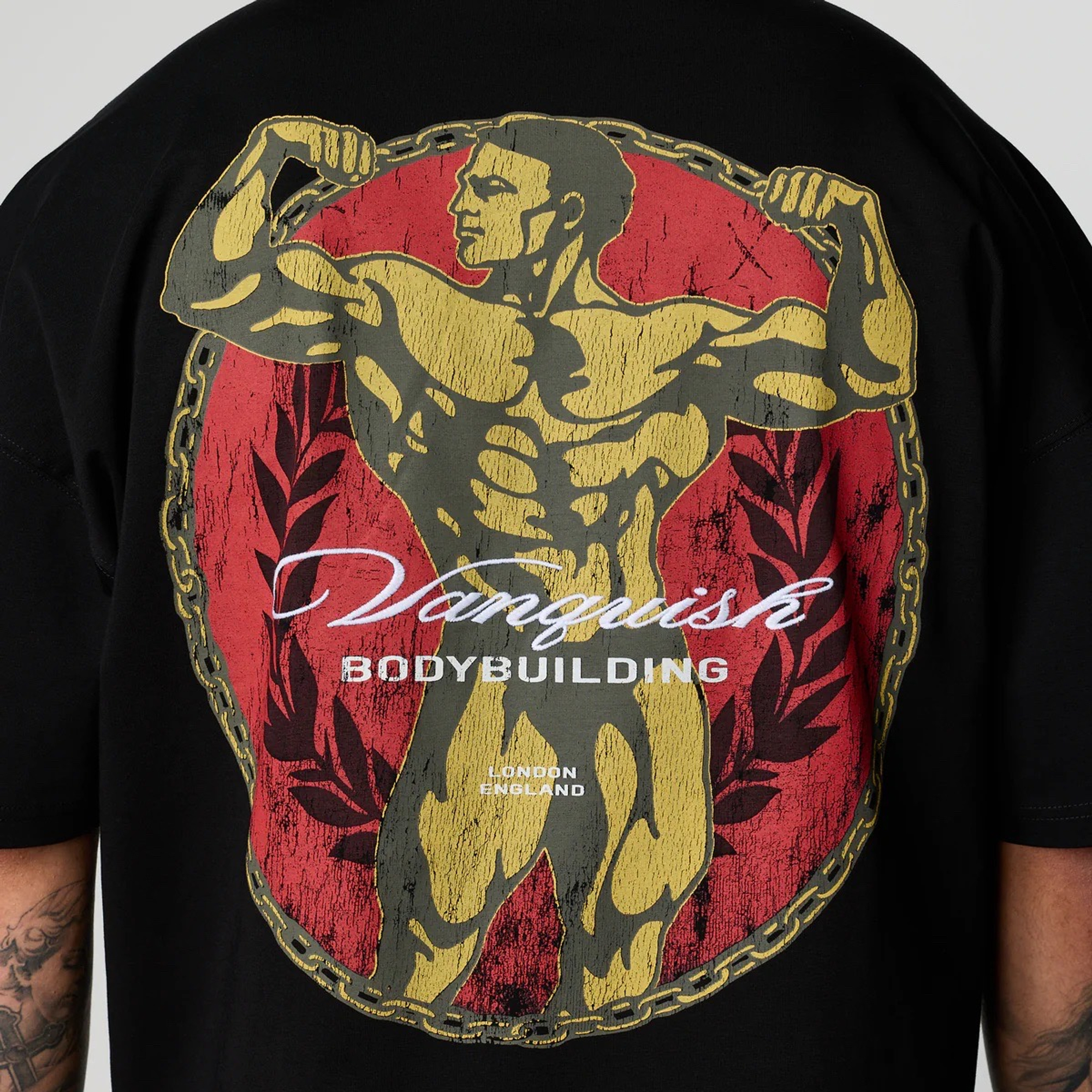 Футболка VANQUISH Golden Boy Oversized T-Shirt Black