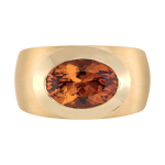 Кольцо с Цитрином, Эмаль, R0178-50/10