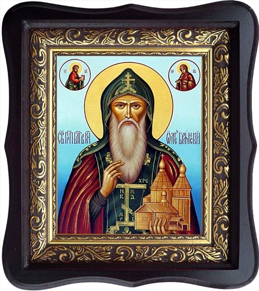 Олег Брянский Святой благоверный князь. Икона на холсте.